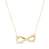 Thumbnail Image 1 of Infinity Necklace 10K Yellow Gold 18"