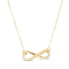 Thumbnail Image 2 of Infinity Necklace 10K Yellow Gold 18&quot;