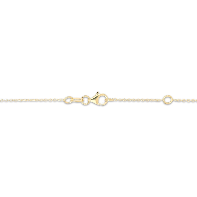 Infinity Necklace 10K Yellow Gold 18"