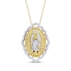 Thumbnail Image 1 of Diamond Our Lady of Guadalupe Necklace 1/6 ct tw 14K Yellow Gold 18&quot;