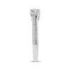 Thumbnail Image 2 of Threads of Love Princess-Cut Diamond Engagement Ring 5/8 ct tw 14K White Gold