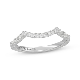 Neil Lane Diamond Contour Wedding Band 1/4 ct tw 14K White Gold