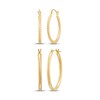 Thumbnail Image 2 of Hoop Earrings Gift Set 10K Yellow Gold