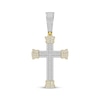 Thumbnail Image 1 of Men's Diamond Cross Charm 1/2 ct tw 10K Yellow Gold