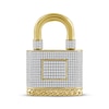 Thumbnail Image 1 of Men's Diamond Lock Charm 1 ct tw 10K Yellow Gold