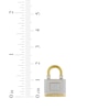Thumbnail Image 3 of Men's Diamond Lock Charm 1 ct tw 10K Yellow Gold