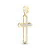 Thumbnail Image 2 of Men's Diamond Pointed Cross Charm 1 ct tw 10K Yellow Gold