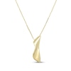 Thumbnail Image 2 of Wavy Wing Necklace 10K Yellow Gold 18&quot;