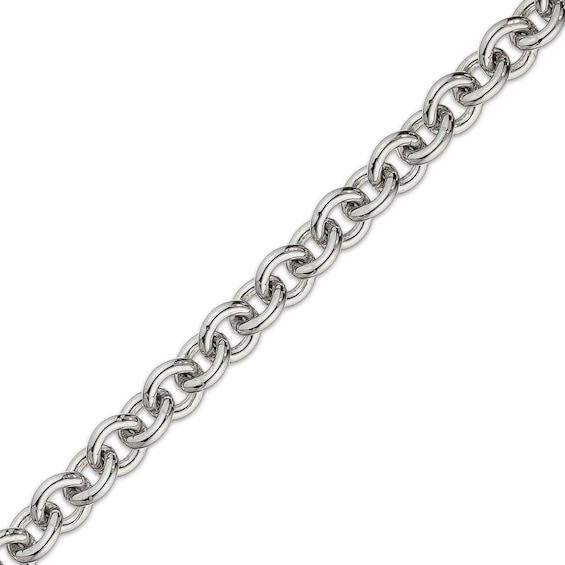 Forzatina Chain Bracelet 7.5mm Solid Sterling Silver 8.5"