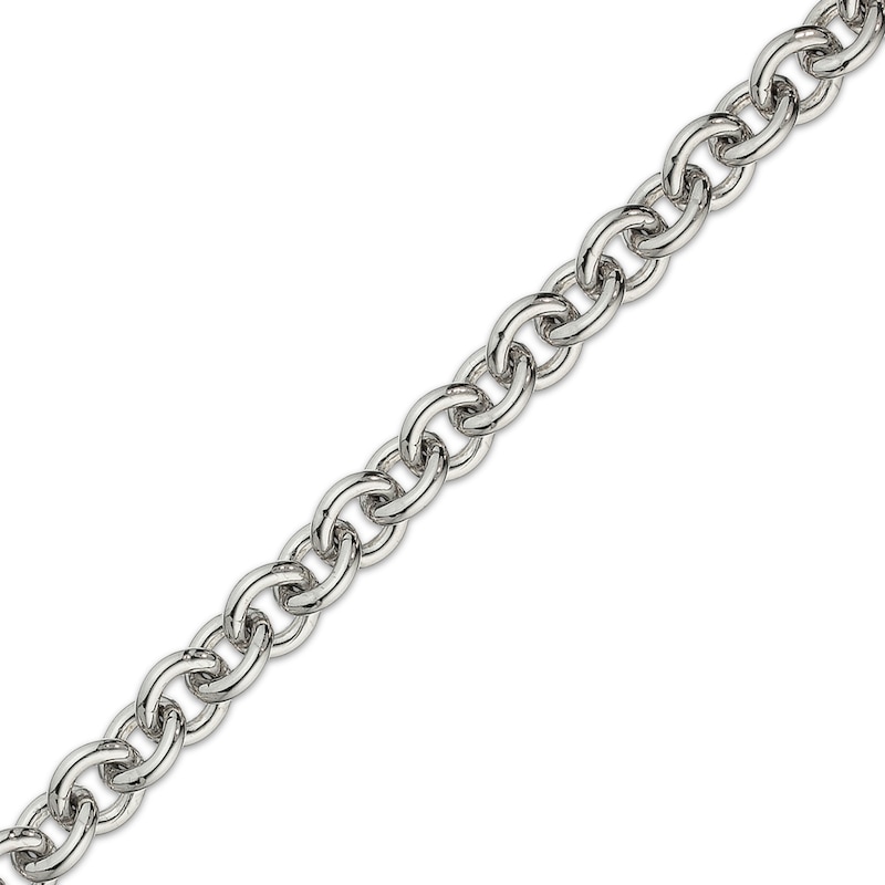 Main Image 1 of Forzatina Chain Bracelet 7.5mm Solid Sterling Silver 8.5"