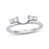 Thumbnail Image 1 of Now + Forever Diamond Solitaire Enhancer Ring 1/4 ct tw 14K White Gold