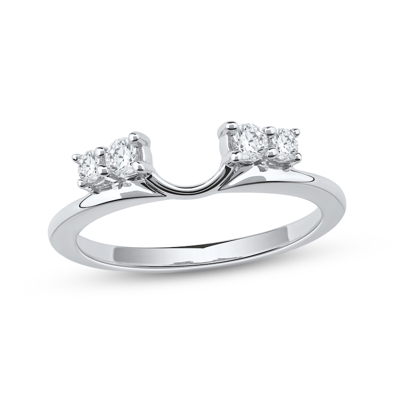 Main Image 1 of Now + Forever Diamond Solitaire Enhancer Ring 1/4 ct tw 14K White Gold