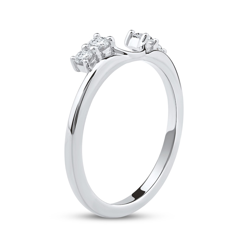Main Image 2 of Now + Forever Diamond Solitaire Enhancer Ring 1/4 ct tw 14K White Gold