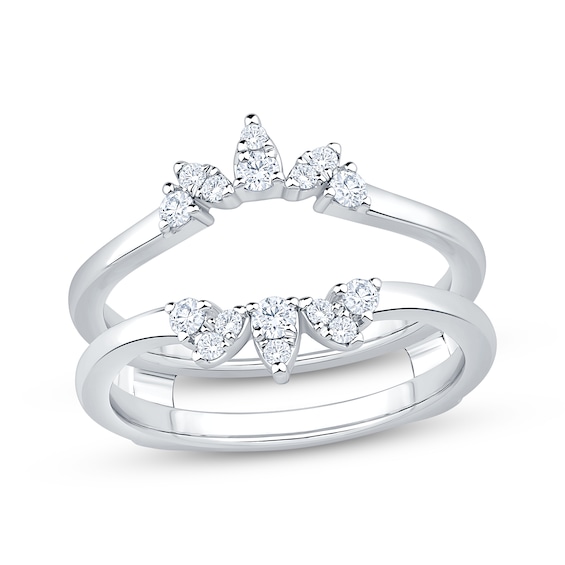 Now + Forever Diamond Enhancer Ring 1/4 ct tw 14K White Gold