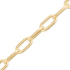 Thumbnail Image 2 of Charmed Memories Paperclip Chain Necklace 4.95mm Hollow 10K Yellow Gold 18&quot;