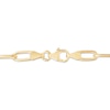 Thumbnail Image 3 of Charmed Memories Paperclip Chain Necklace 4.95mm Hollow 10K Yellow Gold 18&quot;