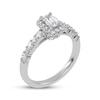 Thumbnail Image 2 of Now + Forever Lab-Grown Diamonds Emerald-Cut Halo Engagement Ring 3/4 ct tw 14K White Gold