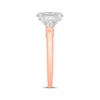 Thumbnail Image 2 of Memories Moments Magic Lab-Grown Diamonds Oval-Cut Engagement Ring 2 ct tw 14K Rose Gold