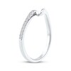 Thumbnail Image 2 of Now + Forever Diamond Swirl Anniversary Ring 1/15 ct tw 10K White Gold