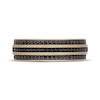 Thumbnail Image 3 of Neil Lane Men’s Black Diamond Hammered Wedding Band 1/2 ct tw 14K Yellow Gold