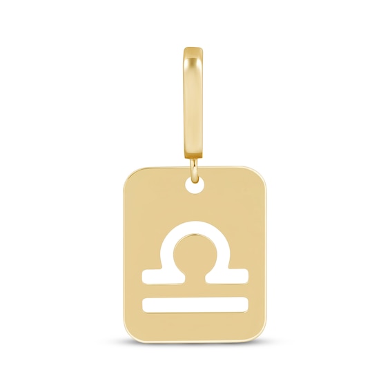 Charmed Memories Zodiac Libra Cutout Charm 10K Yellow Gold
