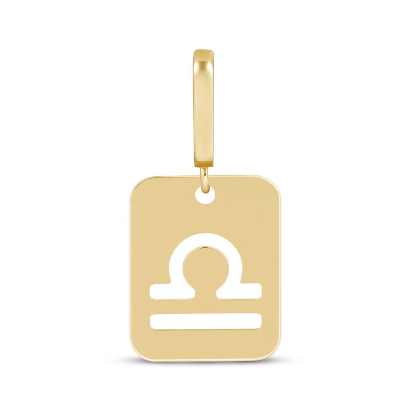 Main Image 1 of Charmed Memories Zodiac Libra Cutout Charm 10K Yellow Gold
