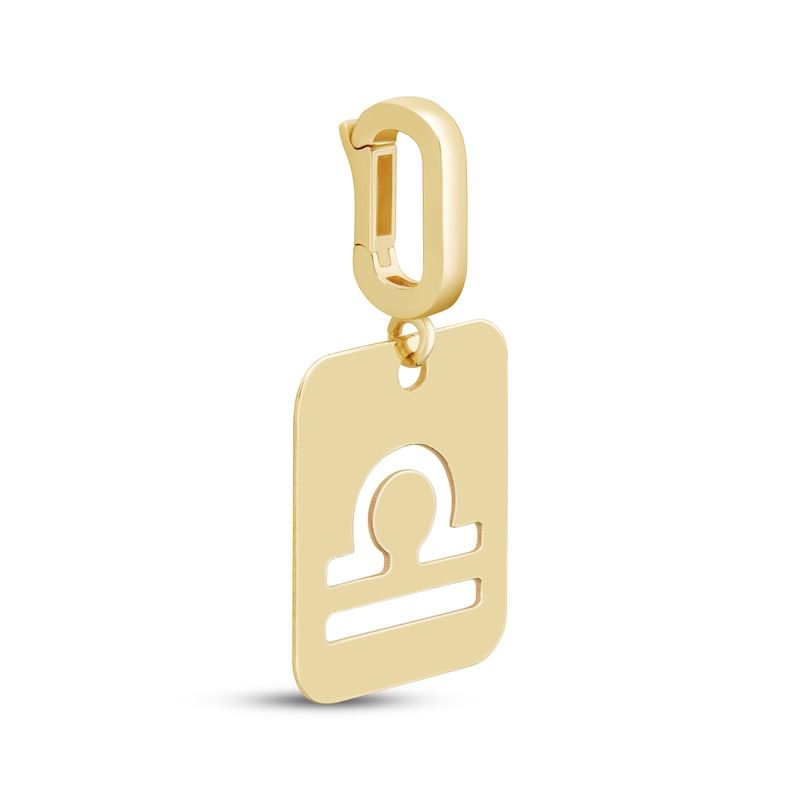 Main Image 2 of Charmed Memories Zodiac Libra Cutout Charm 10K Yellow Gold