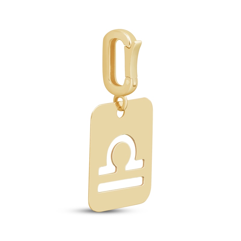 Main Image 3 of Charmed Memories Zodiac Libra Cutout Charm 10K Yellow Gold