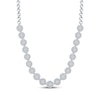 Thumbnail Image 1 of Multi-Diamond Circle Necklace 3 ct tw 10K White Gold 18&quot;