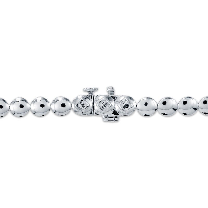 Main Image 2 of Multi-Diamond Circle Necklace 3 ct tw 10K White Gold 18&quot;
