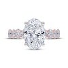 Thumbnail Image 3 of Now + Forever Oval-Cut Lab-Grown Diamond Engagement Ring 4-3/4 ct tw 14K Rose Gold