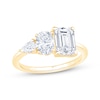 Thumbnail Image 1 of Now + Forever Emerald-Cut, Oval-Cut & Pear-Shaped Lab-Grown Diamond Engagement Ring 2-1/6 ct tw 14K Yellow Gold