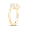 Thumbnail Image 2 of Now + Forever Emerald-Cut, Oval-Cut & Pear-Shaped Lab-Grown Diamond Engagement Ring 2-1/6 ct tw 14K Yellow Gold
