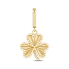 Thumbnail Image 1 of Charmed Memories Beaded Frame Clover Charm 10K Yellow Gold