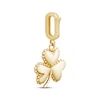 Thumbnail Image 3 of Charmed Memories Beaded Frame Clover Charm 10K Yellow Gold