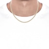 Thumbnail Image 4 of Men's Lab-Grown Diamond Tennis Necklace 8 ct tw 10K Yellow Gold 20"