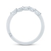 Thumbnail Image 3 of Monique Lhuillier Bliss Marquise-Cut Lab-Grown Diamond Contour Wedding Band 1/3 ct tw 18K White Gold