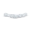 Thumbnail Image 4 of Monique Lhuillier Bliss Marquise-Cut Lab-Grown Diamond Contour Wedding Band 1/3 ct tw 18K White Gold