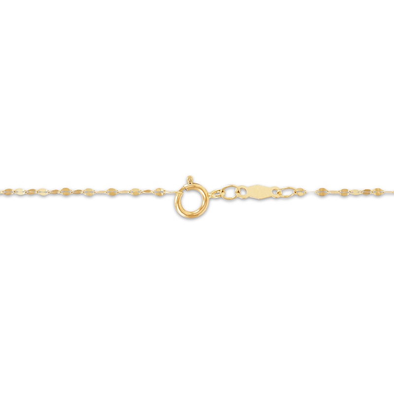 Main Image 3 of Double Teardrop Lariat Necklace Hollow 10K Yellow Gold 17&quot;