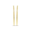 Thumbnail Image 2 of Italian Brilliance Diamond-Cut Hoop Earrings 14K Yellow Gold 40mm