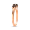 Thumbnail Image 2 of Le Vian Chocolate Quartz Ring 1/10 ct tw Diamonds 14K Strawberry Gold