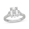 Thumbnail Image 1 of Neil Lane Artistry Heritage Emerald-Cut Lab-Grown Diamond Engagement Ring 4 ct tw Platinum