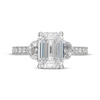 Thumbnail Image 3 of Neil Lane Artistry Heritage Emerald-Cut Lab-Grown Diamond Engagement Ring 4 ct tw Platinum