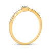 Thumbnail Image 3 of Le Vian Diamond Teardrop Frame Ring 1/6 ct tw 14K Honey Gold