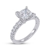 Thumbnail Image 2 of Now + Forever Lab-Grown Diamonds Princess-Cut Hidden Halo Engagement Ring 2-1/4 ct tw 14K White Gold