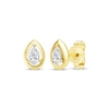 Thumbnail Image 1 of STUDIO BY KAY Pear-Shaped Lab-Grown Diamond Solitaire Stud Earrings 1/5 ct tw 24K Yellow Gold Vermeil Sterling Silver