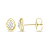 Thumbnail Image 3 of STUDIO BY KAY Pear-Shaped Lab-Grown Diamond Solitaire Stud Earrings 1/5 ct tw 24K Yellow Gold Vermeil Sterling Silver