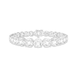 KAY Lab-Grown Diamonds Graduated Tennis Bracelet 15 ct tw 10K White Gold 7"