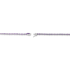 Thumbnail Image 4 of STUDIO BY KAY Amethyst Tennis Necklace Sterling Silver 18"