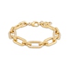 Thumbnail Image 1 of STUDIO BY KAY Lab-Grown Diamond Link Bracelet 3/4 ct tw 24K Yellow Gold Vermeil Sterling Silver